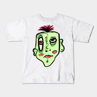 green face Kids T-Shirt